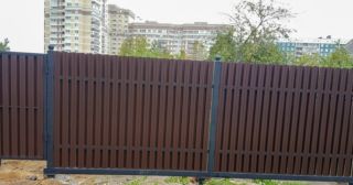 Купить распашные ворота из штакетника Сосновый Бор, цена от 2766 руб.
