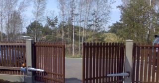 Купить распашные ворота из штакетника Сосновый Бор, цена от 2766 руб.